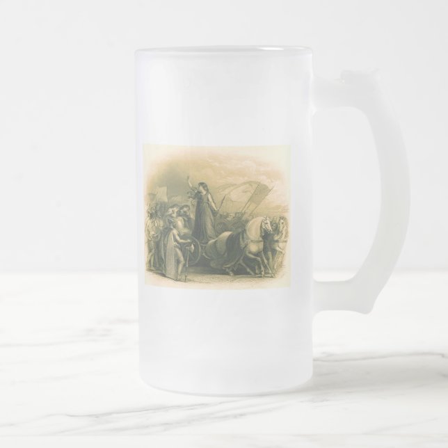 Caneca De Cerveja Vidro Jateado Boudica (Direita)