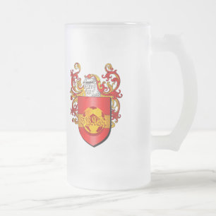 Caneca De Cerveja Vidro Jateado Brasão espanhola clássica do futebol do futebol