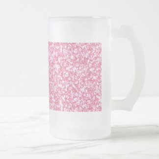 Caneca De Cerveja Vidro Jateado Brilho cor-de-rosa feminino impresso