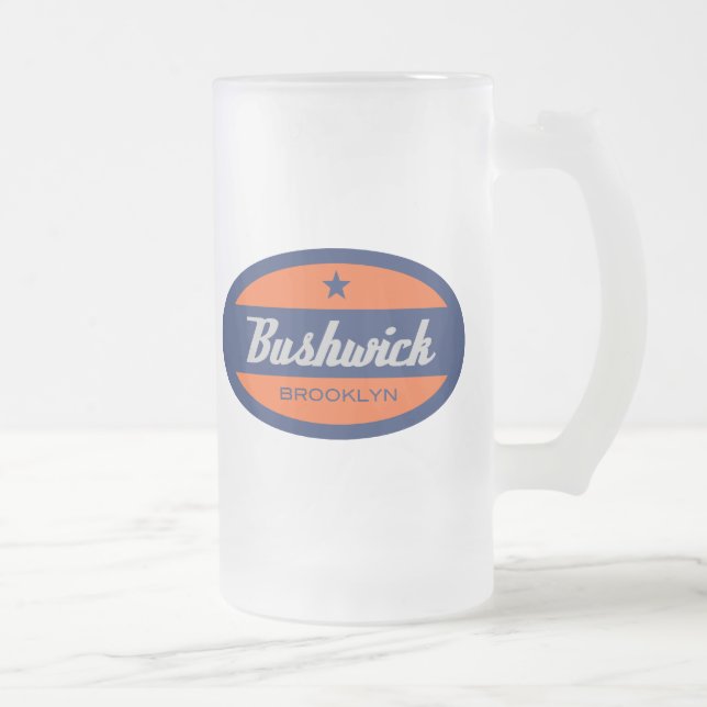 Caneca De Cerveja Vidro Jateado Bushwick (Direita)