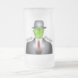 Caneca De Cerveja Vidro Jateado cabeça do salto