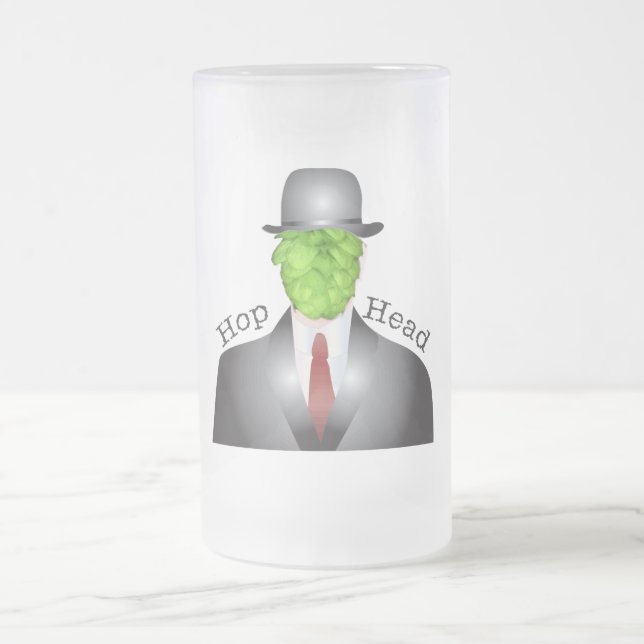Caneca De Cerveja Vidro Jateado cabeça do salto (Centro)
