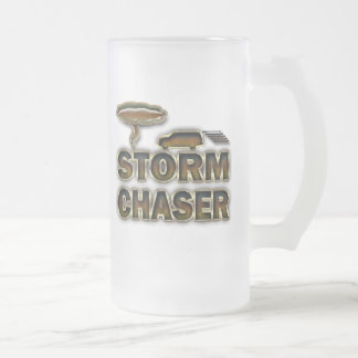 CANECA DE CERVEJA VIDRO JATEADO CAÇADOR DA TEMPESTADE