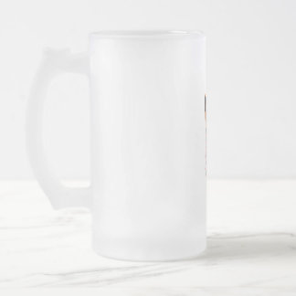 Caneca De Cerveja Vidro Jateado cachorro