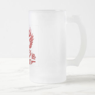 Caneca De Cerveja Vidro Jateado Cálice divergente da cerveja do fosco