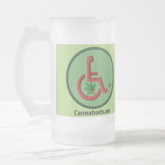 Caneca De Cerveja Vidro Jateado Canabetos 16 Fosco de Ounce