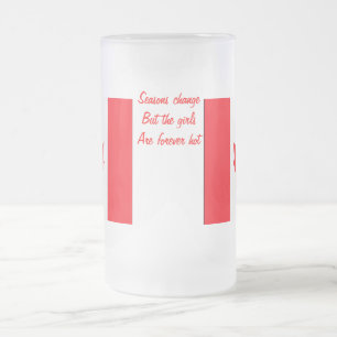 Caneca De Cerveja Vidro Jateado Canas de Dia de os namorados