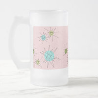 Caneca atômica icónica cor-de-rosa do vidro de