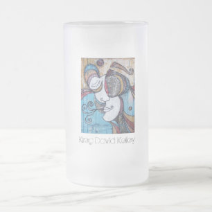 Caneca De Cerveja Vidro Jateado "Caneca de cerveja de vidro da brisa popular"