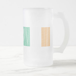 Caneca De Cerveja Vidro Jateado Caneca de Vidro Fosco Bandeira Slainte