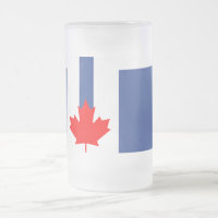 Caneca de Vidro Fosco com bandeira de Toronto, Can