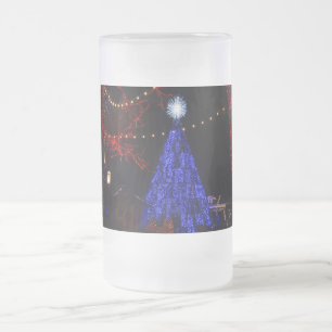 Caneca De Cerveja Vidro Jateado Caneca de Vidro Fosco Natal Silver Dollar City Cer