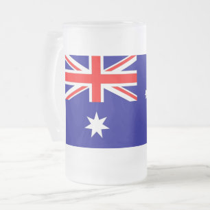 Caneca De Cerveja Vidro Jateado Caneca do vidro de fosco com a bandeira de
