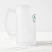 Caneca do vidro de fosco de DAoC com nó
