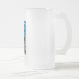 Caneca De Cerveja Vidro Jateado "Canecas do karaoke de quinta-feira sedento"