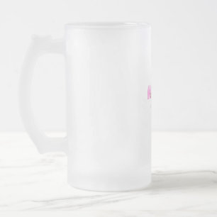 Caneca De Cerveja Vidro Jateado Caneta Acústica
