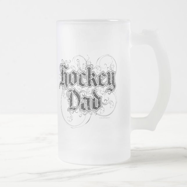 Caneca De Cerveja Vidro Jateado Caneta de cerveja de fosco de hóquei (Direita)