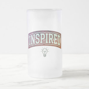 Caneca De Cerveja Vidro Jateado Caneta de vidro de Fosco "Spark inspirada"