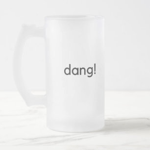 Caneca De Cerveja Vidro Jateado Caramba!