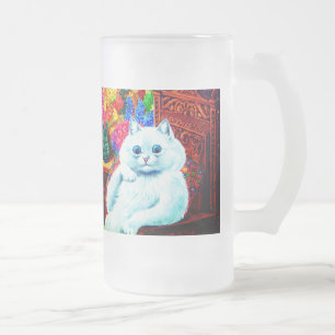 Caneca De Cerveja Vidro Jateado Cat College Master