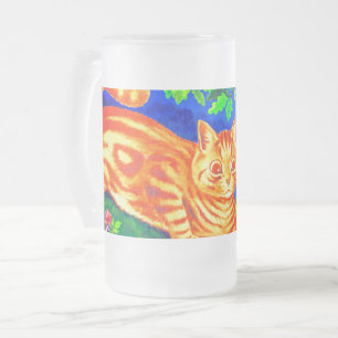 Caneca De Cerveja Vidro Jateado Cat Noite