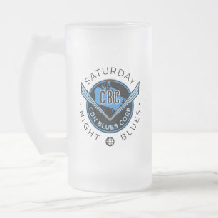 Caneca De Cerveja Vidro Jateado CBC Saturday Night Blues