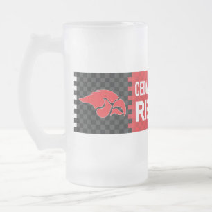 Caneca De Cerveja Vidro Jateado Cedar Primavera Red Hawks