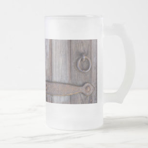 Caneca De Cerveja Vidro Jateado Cellar Door Handle Frosted Glass Beer Mug