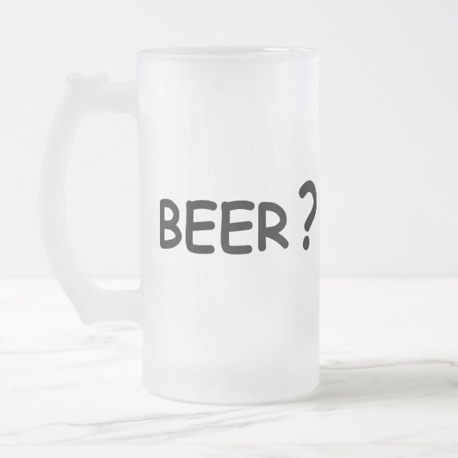 Caneca De Cerveja Vidro Jateado Cerveja amantes de cerveja design (Esquerda)