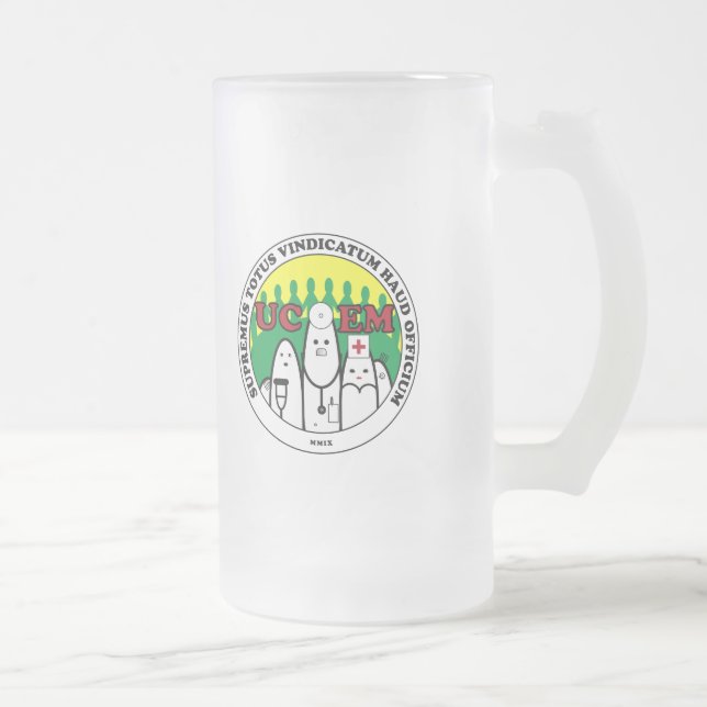 Caneca De Cerveja Vidro Jateado Cerveja do latino de UCEM (Direita)