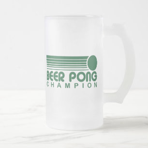 Caneca De Cerveja Vidro Jateado Cerveja Pong