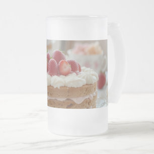 Caneca De Cerveja Vidro Jateado Chá Doce da Tarde