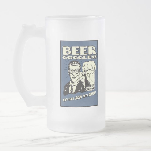 Caneca De Cerveja Vidro Jateado challace do nector do deus (Esquerda)