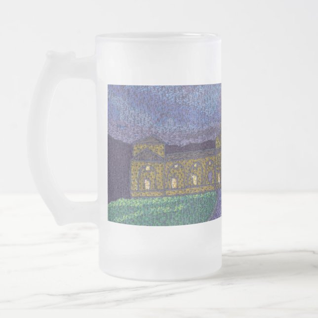Caneca De Cerveja Vidro Jateado Chatsworth Stables (Esquerda)