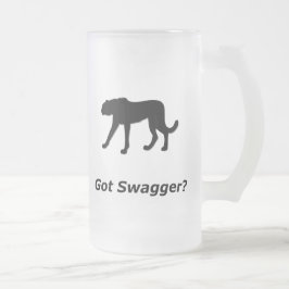 Caneca De Cerveja Vidro Jateado Cheetah ficou agger