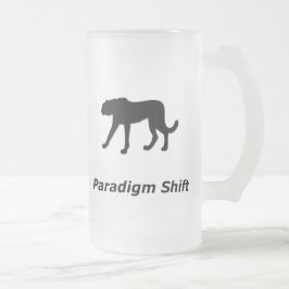 Caneca De Cerveja Vidro Jateado Cheetah Paradigm Shift