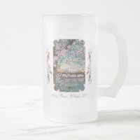 Cherry Blossomo Fosco vitoriano Beer Mug