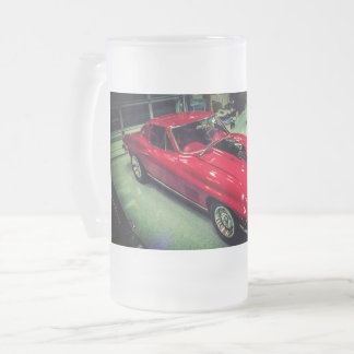 Caneca De Cerveja Vidro Jateado Chevrolet Corvette 1967 L88