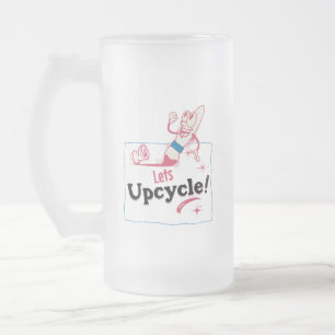 Caneca De Cerveja Vidro Jateado Ciclo de Atualização Retroativo