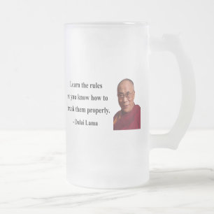 Caneca De Cerveja Vidro Jateado citações 2b de Dalai Lama
