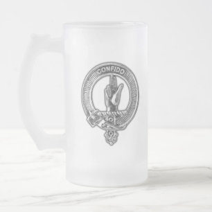 Caneca De Cerveja Vidro Jateado Clan Boyd Crest
