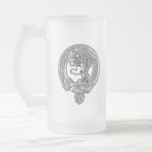 Caneca De Cerveja Vidro Jateado Clan Brown Crest