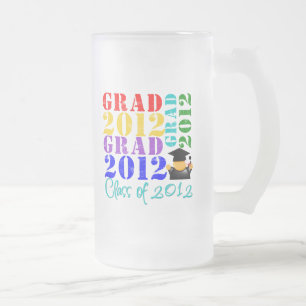 Caneca De Cerveja Vidro Jateado Classe do formando de 2012