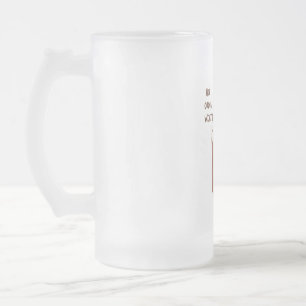 Caneca De Cerveja Vidro Jateado Clima quente com cacau