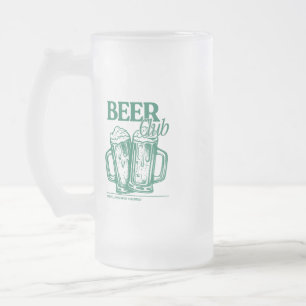 Caneca De Cerveja Vidro Jateado Clube de Cerveja A Irmandade da Cerveja