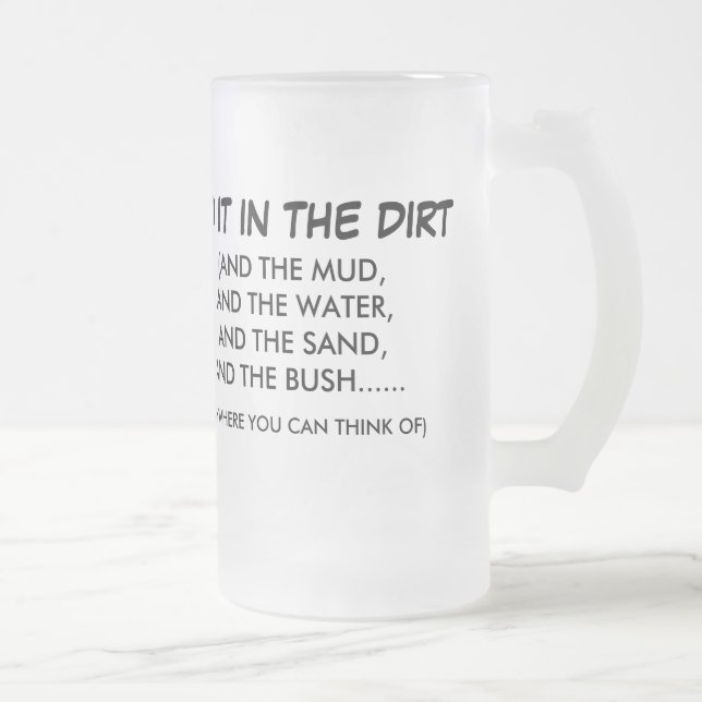 Caneca De Cerveja Vidro Jateado Clube largo de Burnett 4X4 da baía (Direita)