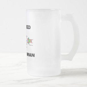 Caneca De Cerveja Vidro Jateado Codificado para ser humana (réplica do ADN)