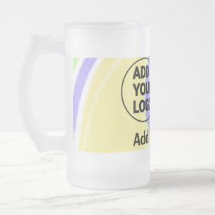 Caneca De Cerveja Vidro Jateado Código QR minimalista simples adicionar logotipo n