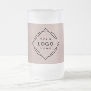 Caneca De Cerveja Vidro Jateado Código QR preto elegante e elegante