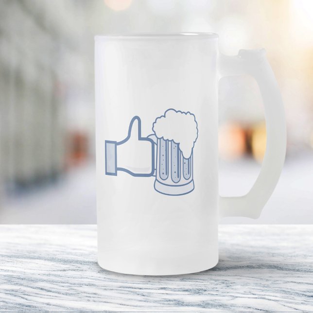 Caneca De Cerveja Vidro Jateado Como Cerveja (Criador carregado)